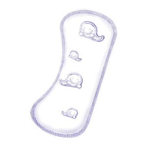 new 155mm panty liner white clouds